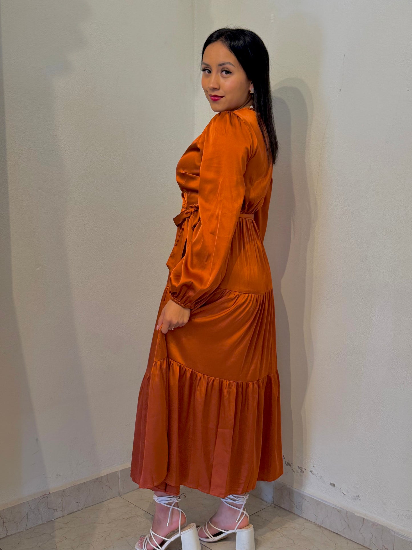 Vestido midi shedron