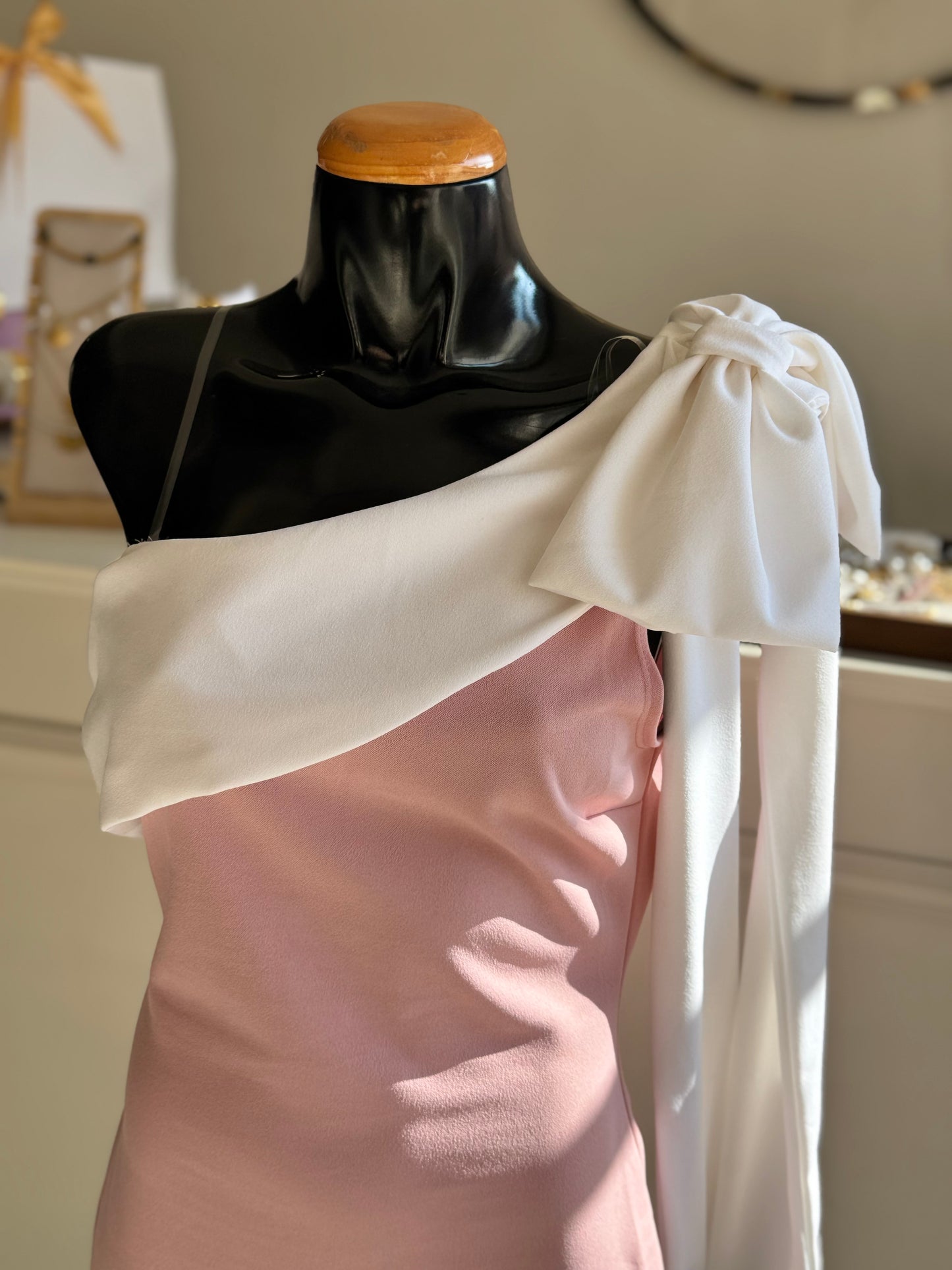 Vestido midi moño