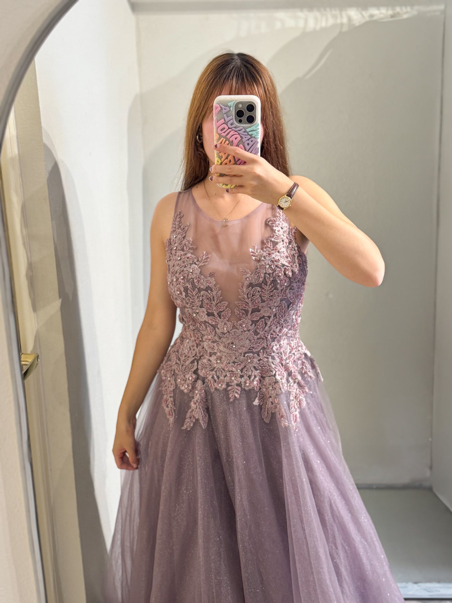Vestido lila Tul