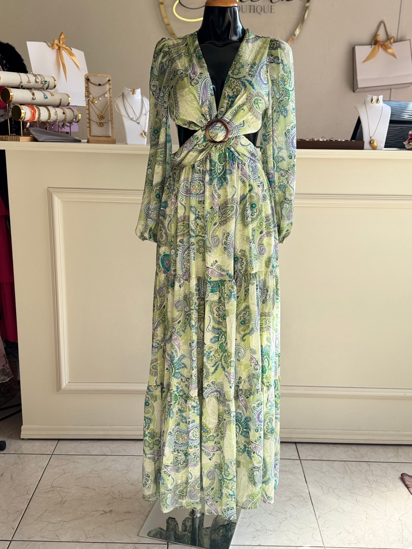 Maxi Vestido cutout