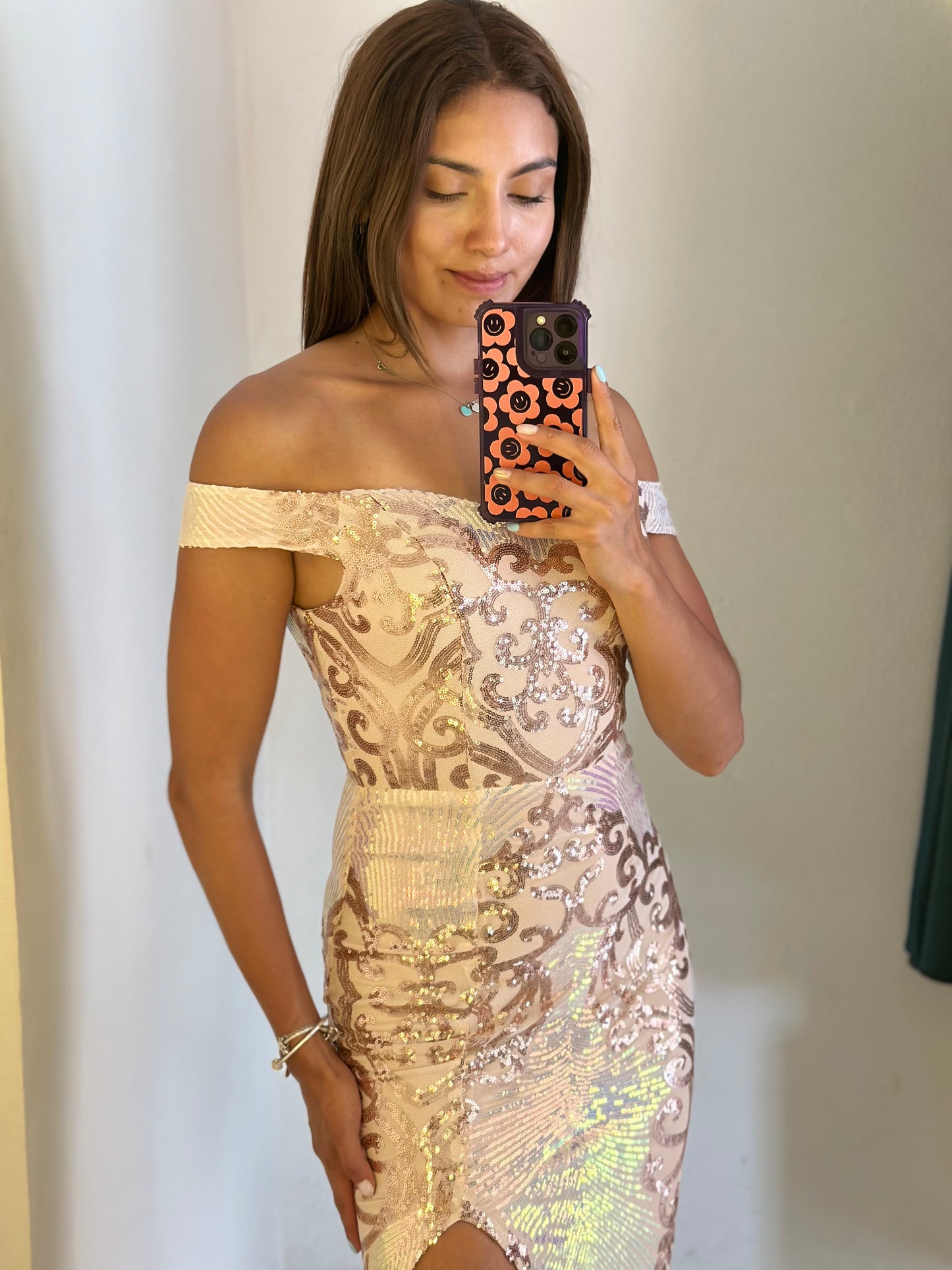 Vestido lentejuelas tornado