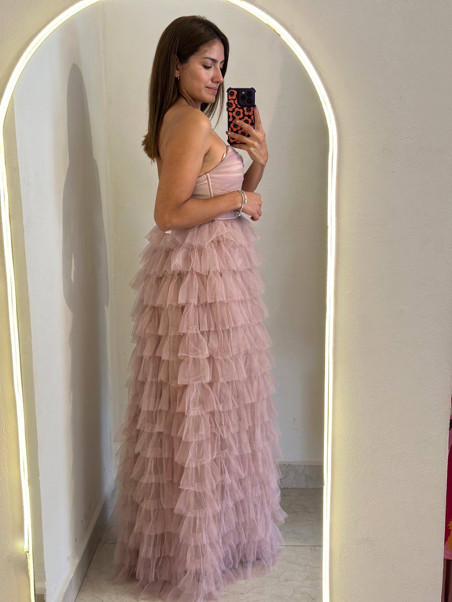 Vestido tul Olanes
