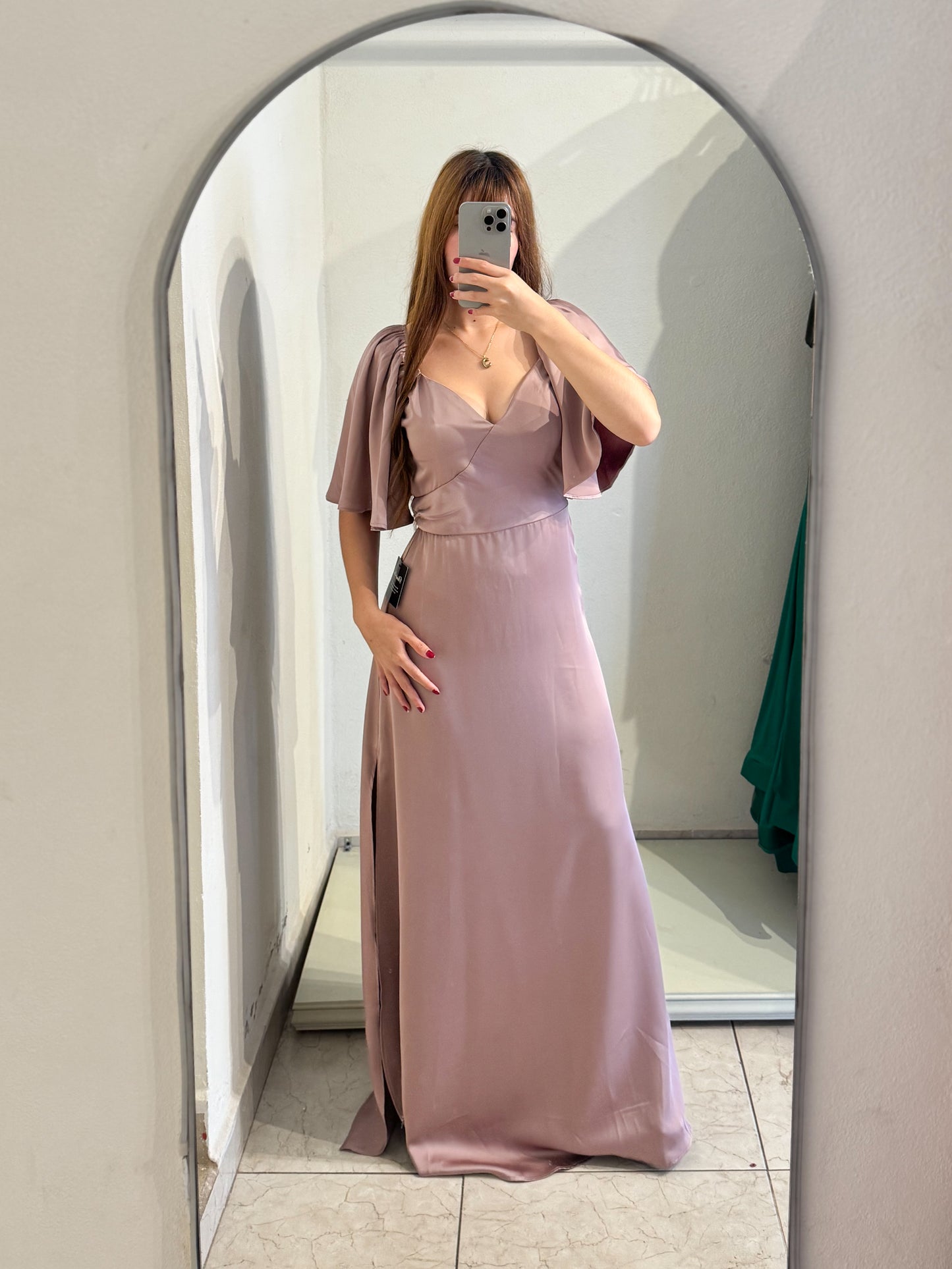 Vestido palo de rosa