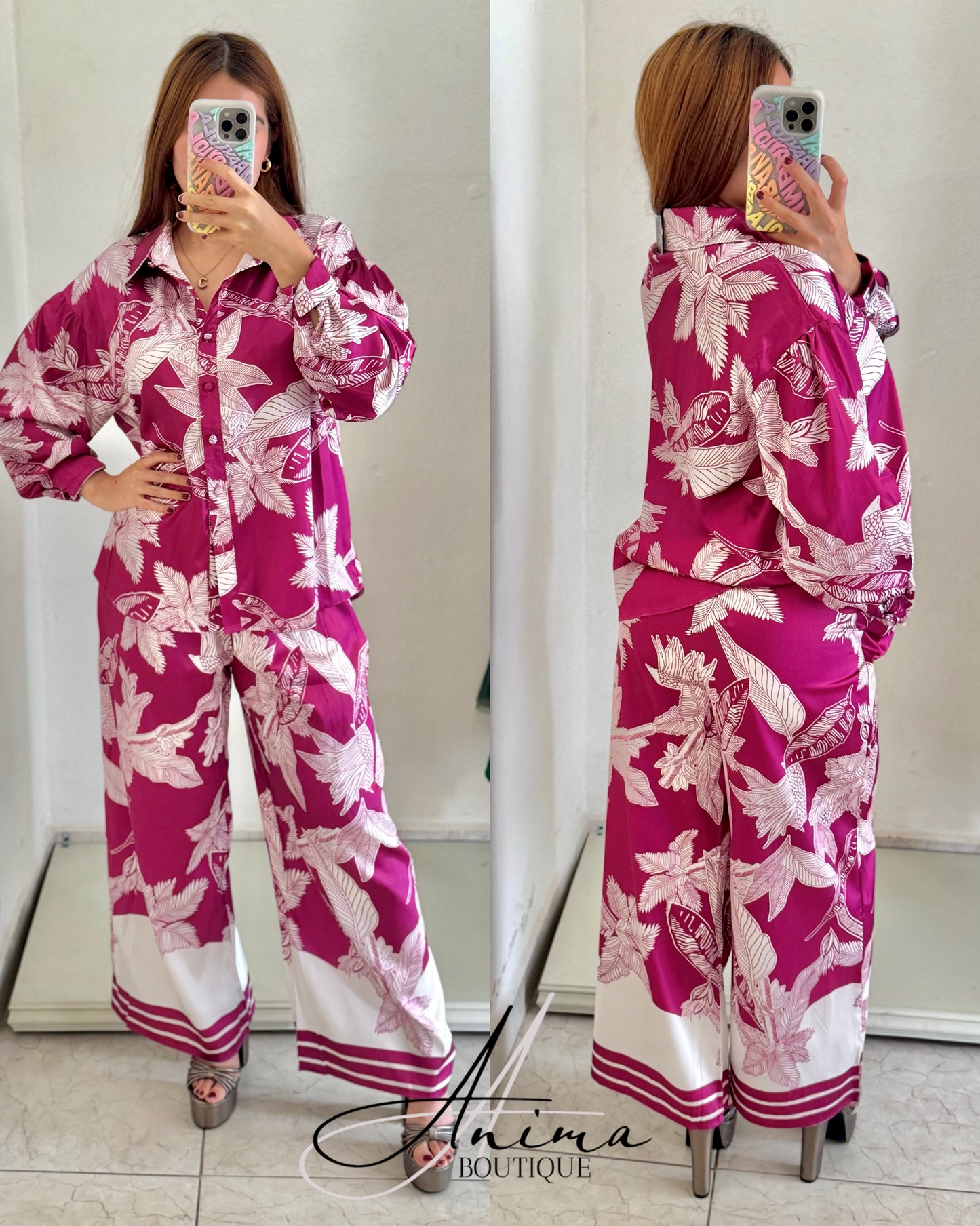 Conjunto Flores buganvilia