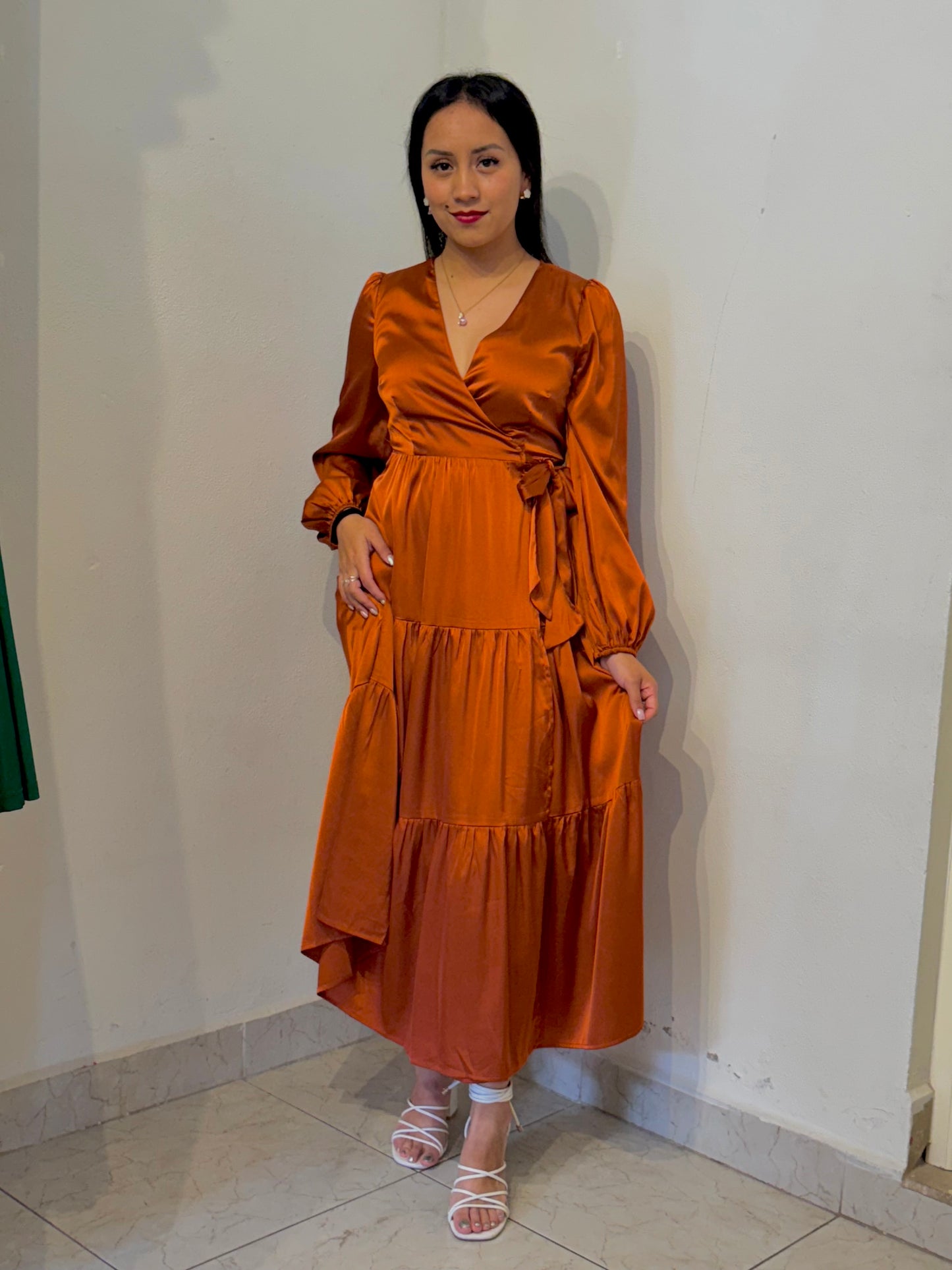 Vestido midi shedron