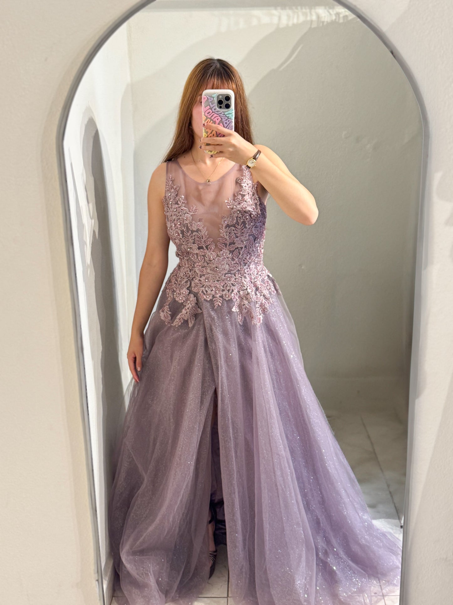 Vestido lila Tul