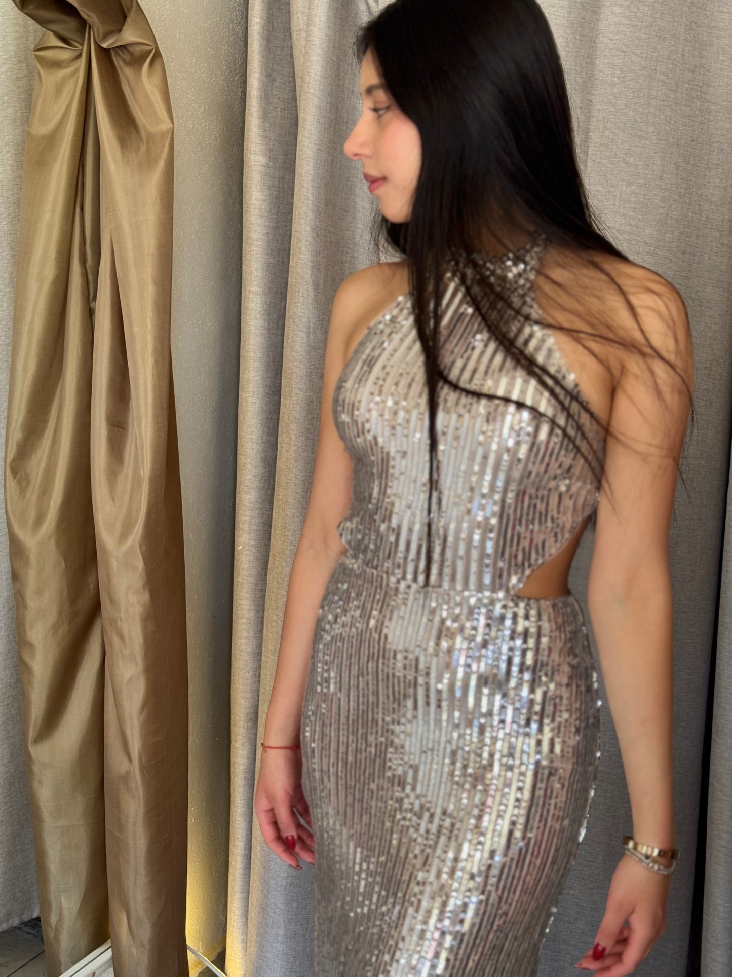 Vestido plata