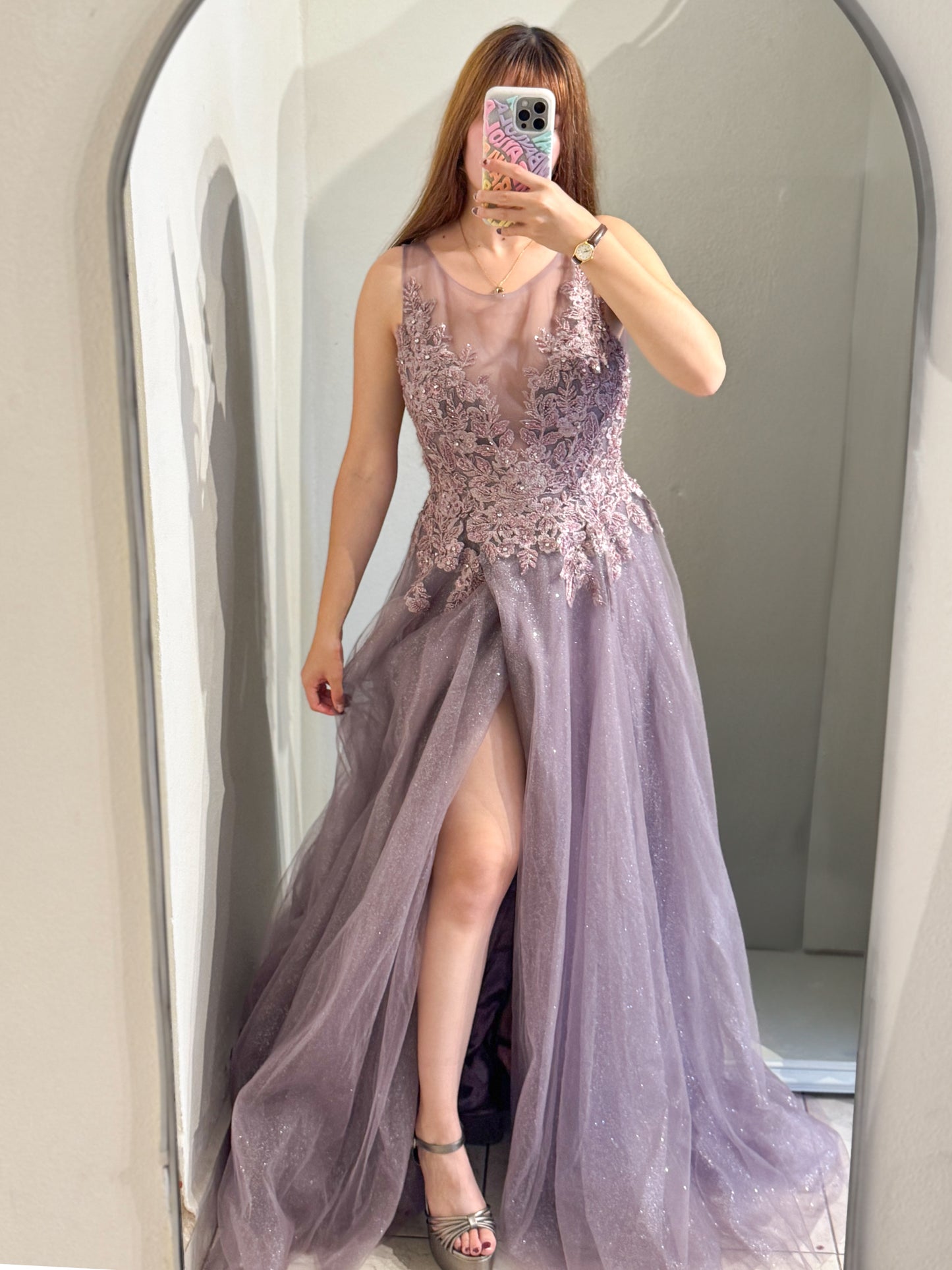 Vestido lila Tul