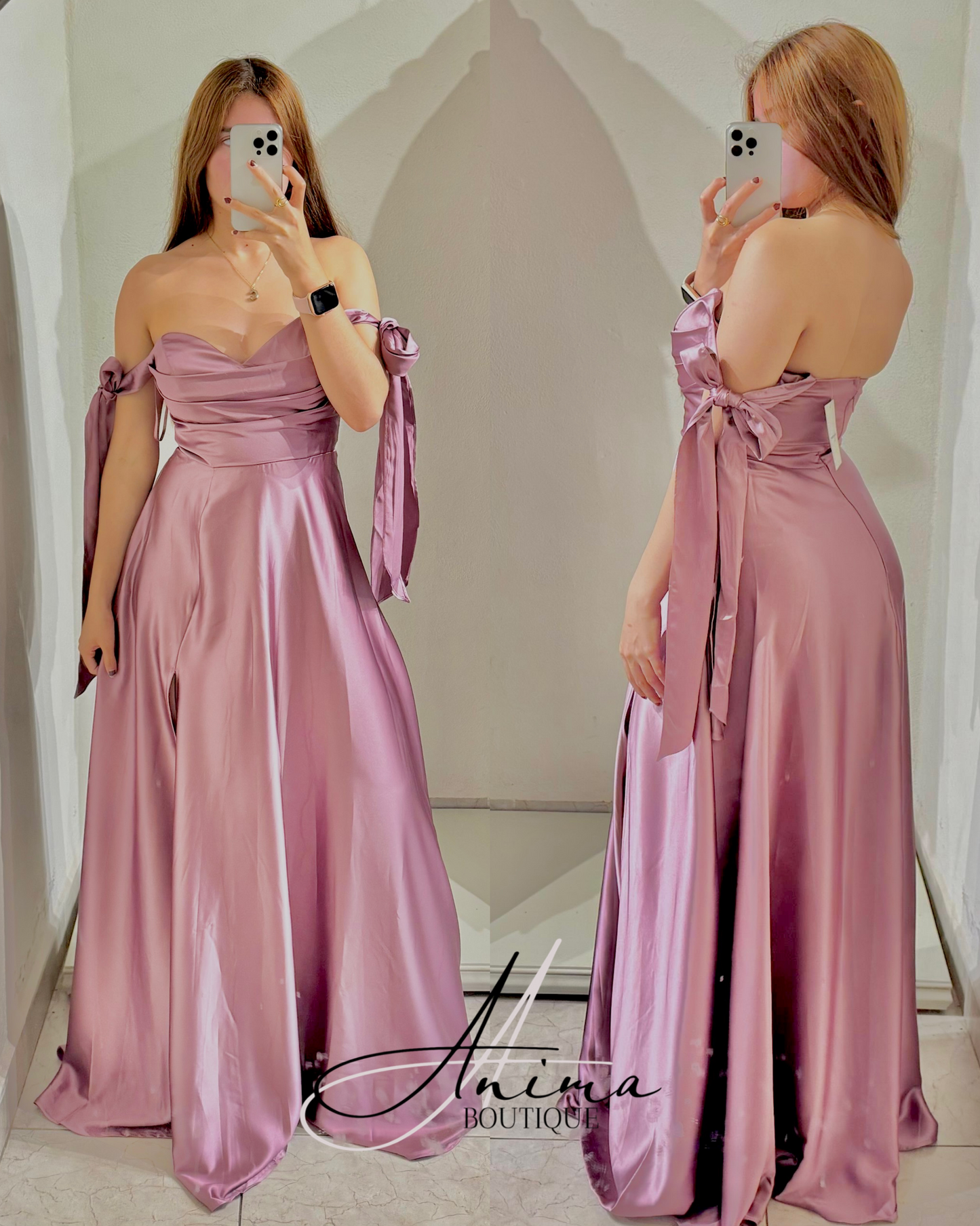 Vestido straple