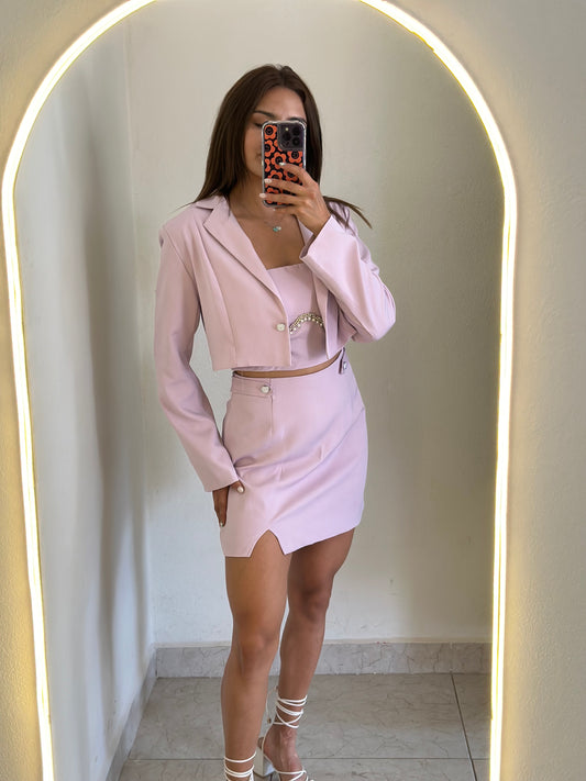 Conjunto 3 piezas lila