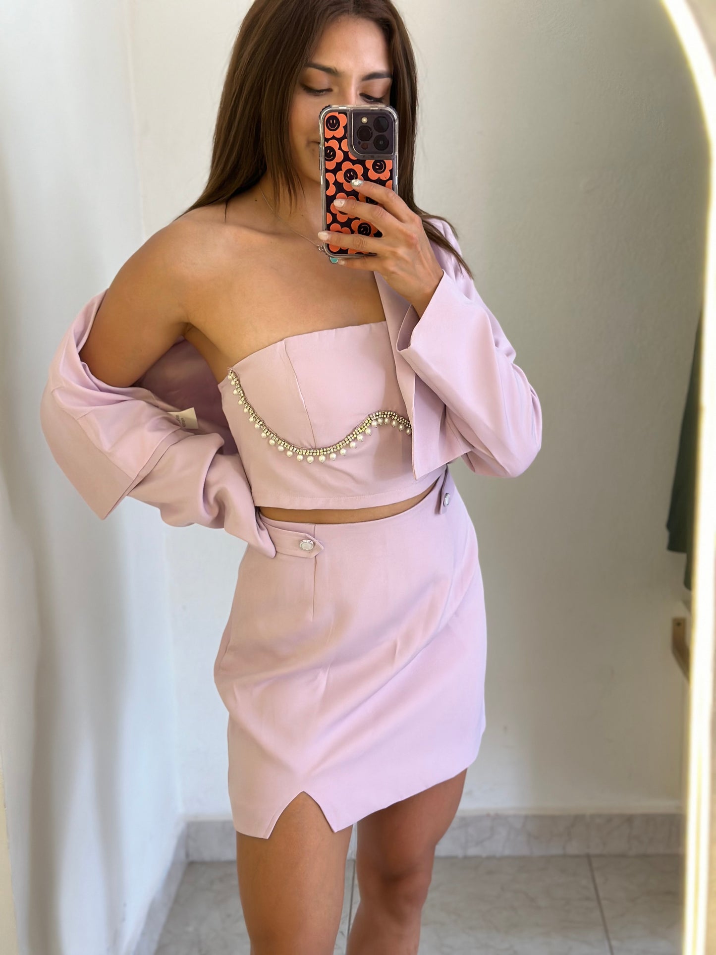 Conjunto 3 piezas lila
