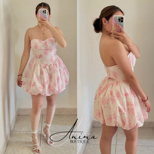 Vestido tipo globo