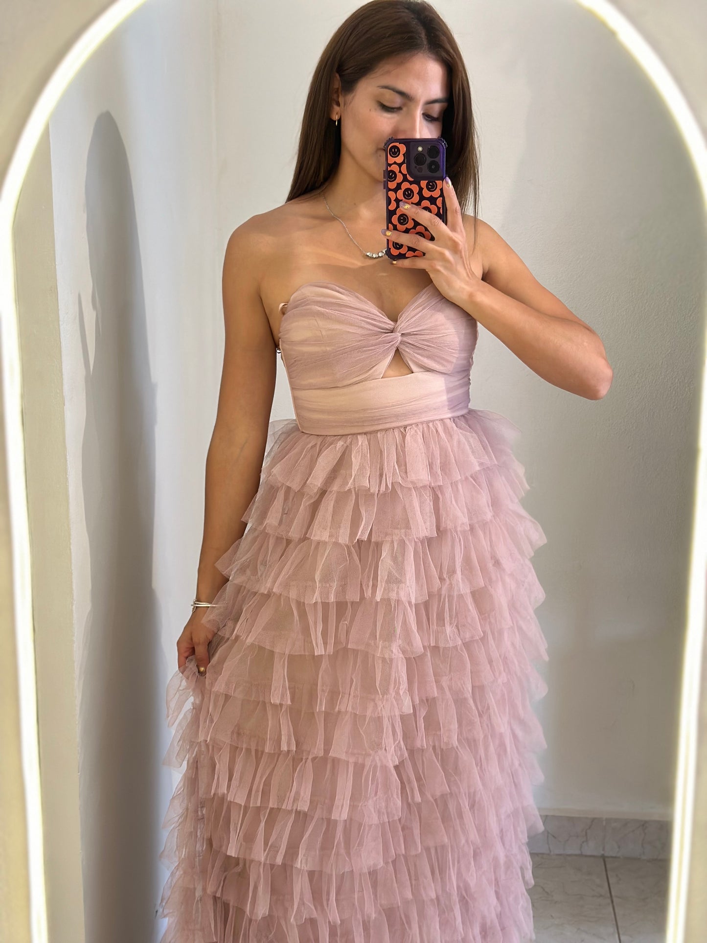 Vestido tul Olanes