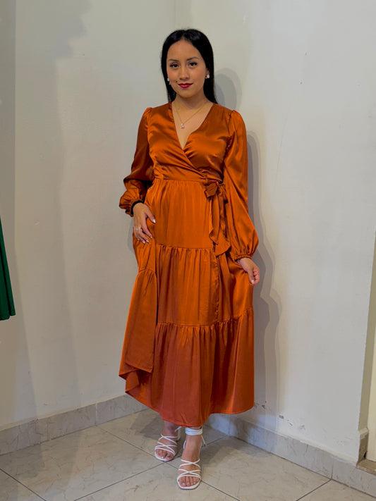 Vestido midi shedron