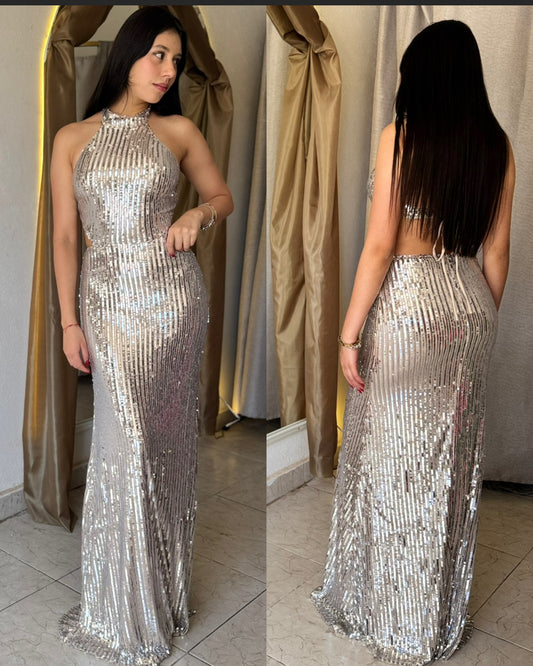 Vestido plata