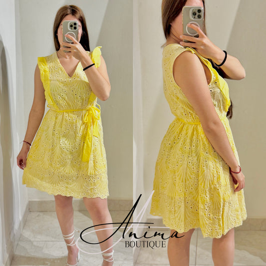 Vestido encargué amarillo